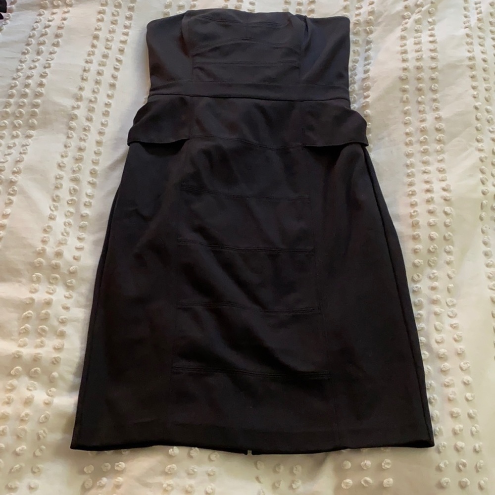 NWT White House Black Market Peplum Dress